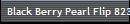 Black Berry Pearl Flip 8230